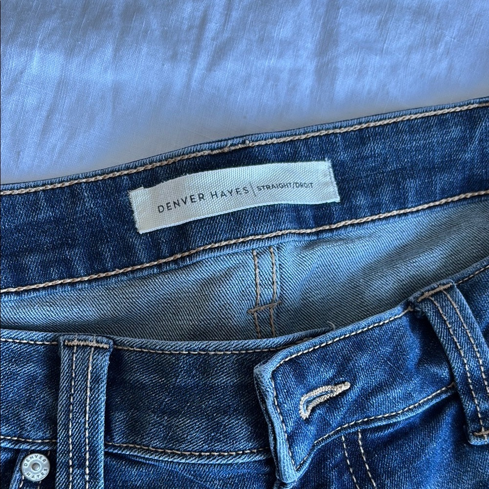 Denver Hayes Men's Blue Jeans - Picture 3 of 6